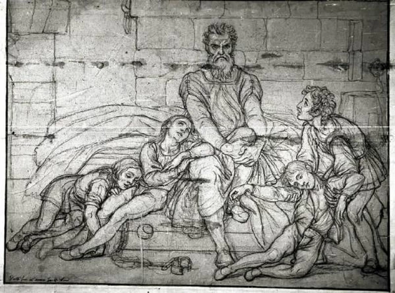 Conte Ugolino in carcere - Cremona (CR), Museo Civico Ala Ponzone